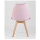 Комплект из четырех стульев|Stool Group|FRANKFURT велюр розовый ножки массив бука Комплект из четырех стульев|Stool Group|FRANKFURT велюр розовый ножки массив бука