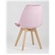 Комплект из четырех стульев|Stool Group|FRANKFURT велюр розовый ножки массив бука Комплект из четырех стульев|Stool Group|FRANKFURT велюр розовый ножки массив бука