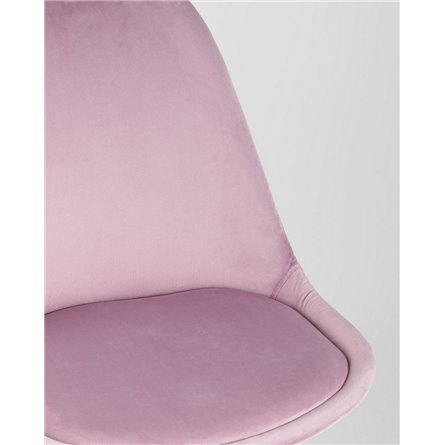 Комплект из четырех стульев|Stool Group|FRANKFURT велюр розовый ножки массив бука