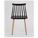 Комплект из четырех стульев|Stool Group|Морган черный, ножки металлические с принтом под дерево Комплект из четырех стульев|Stool Group|Морган черный, ножки металлические с принтом под дерево