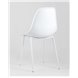 Комплект из четырех стульев|Stool Group|KON белый пластик ножки металл Комплект из четырех стульев|Stool Group|KON белый пластик ножки металл
