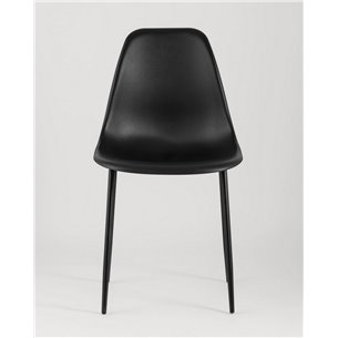 Комплект из четырех стульев|Stool Group|KON черный пластик ножки металл