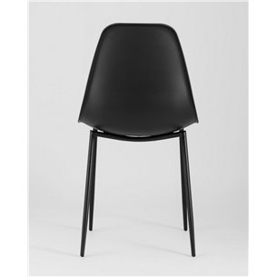 Комплект из четырех стульев|Stool Group|KON черный пластик ножки металл