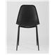 Комплект из четырех стульев|Stool Group|KON черный пластик ножки металл Комплект из четырех стульев|Stool Group|KON черный пластик ножки металл
