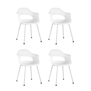 Стул Lady пластик белый 4 шт.