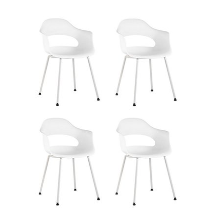 Стул Lady пластик белый 4 шт.