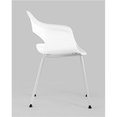Комплект из четырех стульев|Stool Group|Lady пластик белый ножки металл