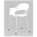 Комплект из четырех стульев|Stool Group|Lady пластик белый ножки металл Комплект из четырех стульев|Stool Group|Lady пластик белый ножки металл
