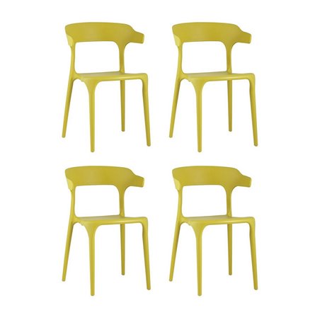 Стул Neo пластик горчичный 4 шт.