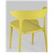 Комплект из четырех стульев|Stool Group|Neo пластик горчичный Комплект из четырех стульев|Stool Group|Neo пластик горчичный