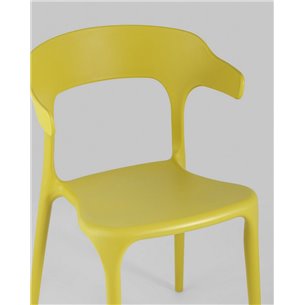 Комплект из четырех стульев|Stool Group|Neo пластик горчичный