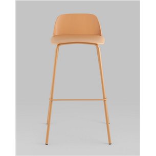 Комплект из четырех стульев|Stool Group|Барный Mist пластиковое сиденье, желтый, ножки металл