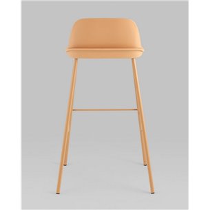 Комплект из четырех стульев|Stool Group|Барный Mist пластиковое сиденье, желтый, ножки металл