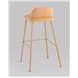 Комплект из четырех стульев|Stool Group|Барный Mist пластиковое сиденье, желтый, ножки металл Комплект из четырех стульев|Stool Group|Барный Mist пластиковое сиденье, желтый, ножки металл