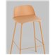 Комплект из четырех стульев|Stool Group|Барный Mist пластиковое сиденье, желтый, ножки металл Комплект из четырех стульев|Stool Group|Барный Mist пластиковое сиденье, желтый, ножки металл