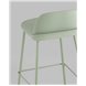 Комплект из четырех стульев|Stool Group|Барный Mist пластиковое сиденье, серо-зеленый, ножки металл Комплект из четырех стульев|Stool Group|Барный Mist пластиковое сиденье, серо-зеленый, ножки металл