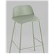Комплект из четырех стульев|Stool Group|Барный Mist пластиковое сиденье, серо-зеленый, ножки металл Комплект из четырех стульев|Stool Group|Барный Mist пластиковое сиденье, серо-зеленый, ножки металл