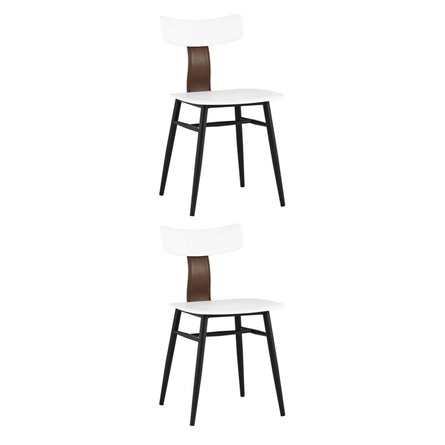 Стул ANT белый 2 шт.