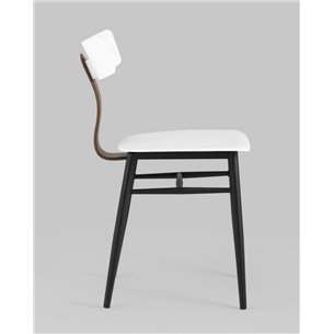 Комплект из двух стульев|Stool Group|ANT белый вставки экокожа