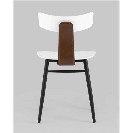 Комплект из двух стульев|Stool Group|ANT белый вставки экокожа