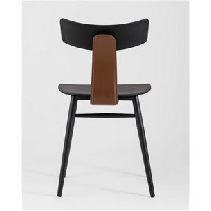 Комплект из двух стульев|Stool Group|ANT черный вставки экокожа