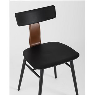 Комплект из двух стульев|Stool Group|ANT черный вставки экокожа