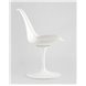 Комплект из двух стульев|Stool Group|Tulip белый, ножка металлическая, сиденье и спинка из пластика, сидушка мягкая из экокожи Комплект из двух стульев|Stool Group|Tulip белый, ножка металлическая, сиденье и спинка из пластика, сидушка мягкая из экокожи