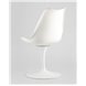 Комплект из двух стульев|Stool Group|Tulip белый, ножка металлическая, сиденье и спинка из пластика, сидушка мягкая из экокожи Комплект из двух стульев|Stool Group|Tulip белый, ножка металлическая, сиденье и спинка из пластика, сидушка мягкая из экокожи