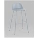 Комплект из четырех стульев|Stool Group|Барный Mist пластиковое сиденье, серо-голубой, ножки металл Комплект из четырех стульев|Stool Group|Барный Mist пластиковое сиденье, серо-голубой, ножки металл
