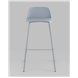 Комплект из четырех стульев|Stool Group|Барный Mist пластиковое сиденье, серо-голубой, ножки металл Комплект из четырех стульев|Stool Group|Барный Mist пластиковое сиденье, серо-голубой, ножки металл