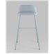 Комплект из четырех стульев|Stool Group|Барный Mist пластиковое сиденье, серо-голубой, ножки металл Комплект из четырех стульев|Stool Group|Барный Mist пластиковое сиденье, серо-голубой, ножки металл