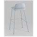 Комплект из четырех стульев|Stool Group|Барный Mist пластиковое сиденье, серо-голубой, ножки металл Комплект из четырех стульев|Stool Group|Барный Mist пластиковое сиденье, серо-голубой, ножки металл