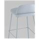 Комплект из четырех стульев|Stool Group|Барный Mist пластиковое сиденье, серо-голубой, ножки металл Комплект из четырех стульев|Stool Group|Барный Mist пластиковое сиденье, серо-голубой, ножки металл
