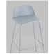 Комплект из четырех стульев|Stool Group|Барный Mist пластиковое сиденье, серо-голубой, ножки металл Комплект из четырех стульев|Stool Group|Барный Mist пластиковое сиденье, серо-голубой, ножки металл