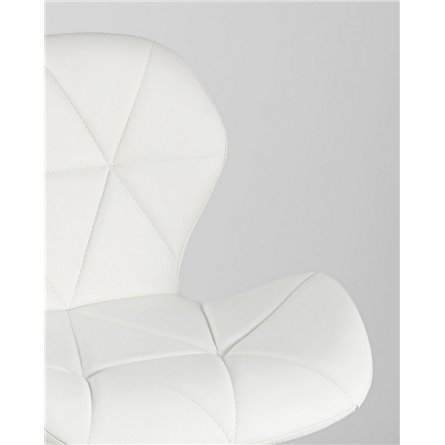 Комплект из четырех стульев|Stool Group|Бон экокожа белый ножки из массива бука