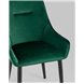 Комплект из четырех стульев|Stool Group|Диана изумрудный, обивка мебельный велюр Комплект из четырех стульев|Stool Group|Диана изумрудный, обивка мебельный велюр