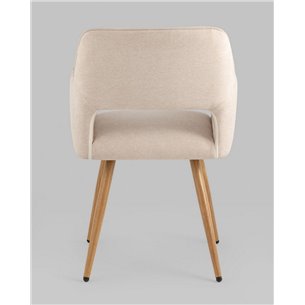 Комплект из двух стульев|Stool Group|Кромвель II бежевый, широкая эргономичная спинка, удобные подлокотники, обивка плотная ткан