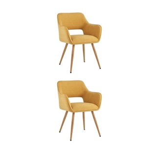 Стул Кромвель II желтый 2 шт