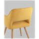 Комплект из двух стульев|Stool Group|Кромвель II желтый, широкая эргономичная спинка, удобные подлокотники, обивка плотная ткань Комплект из двух стульев|Stool Group|Кромвель II желтый, широкая эргономичная спинка, удобные подлокотники, обивка плотная ткань