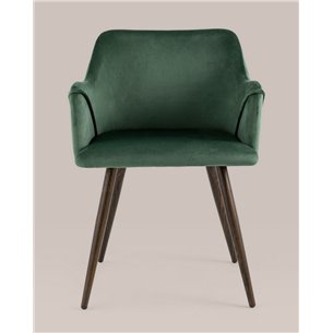 Комплект из двух стульев|Stool Group|Монарх зеленый, широкая эргономичная спинка, удобные подлокотники, обивка плотная ткань, ст