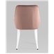 Комплект из четырех стульев|Stool Group|Диана велюр пыльно-розовый ножки белые из металла Комплект из четырех стульев|Stool Group|Диана велюр пыльно-розовый ножки белые из металла