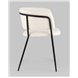 Комплект из двух стульев|Stool Group|Нэлли ткань букле белый ножки металл черные Комплект из двух стульев|Stool Group|Нэлли ткань букле белый ножки металл черные