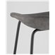 Комплект из двух стульев|Stool Group|Beetle Lite PU серый, металлический каркас, черные ножки 2 шт Комплект из двух стульев|Stool Group|Beetle Lite PU серый, металлический каркас, черные ножки 2 шт