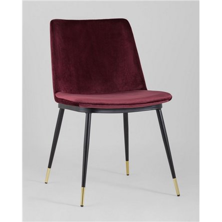 Комплект из двух стульев|Stool Group|Мелисса велюр бордовый 2 шт