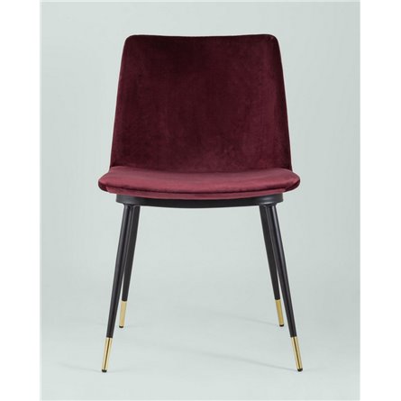 Комплект из двух стульев|Stool Group|Мелисса велюр бордовый 2 шт
