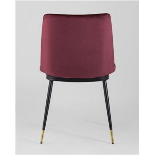 Комплект из двух стульев|Stool Group|Мелисса велюр бордовый 2 шт