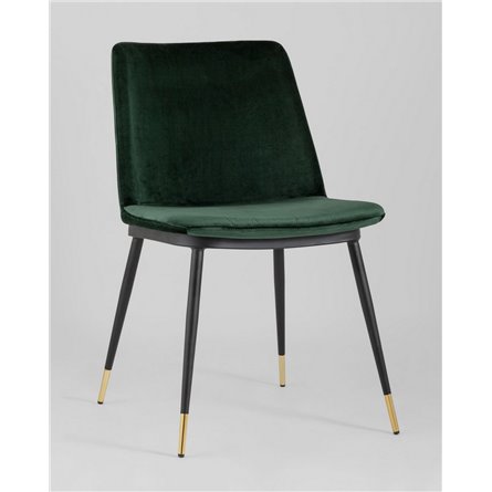 Комплект из двух стульев|Stool Group|Мелисса велюр зеленый 2 шт