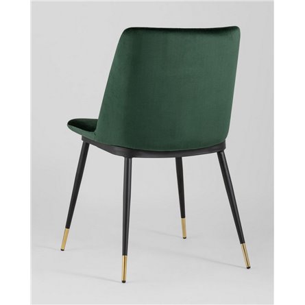 Комплект из двух стульев|Stool Group|Мелисса велюр зеленый 2 шт