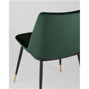 Комплект из двух стульев|Stool Group|Мелисса велюр зеленый 2 шт