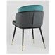 Комплект из двух стульев|Stool Group|Пенелопа велюр бирюзовый серый ножки металл 2 шт Комплект из двух стульев|Stool Group|Пенелопа велюр бирюзовый серый ножки металл 2 шт